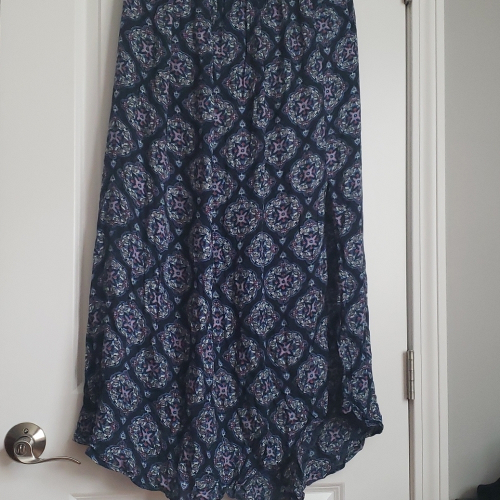 HOLLISTER Blue Print Skirt